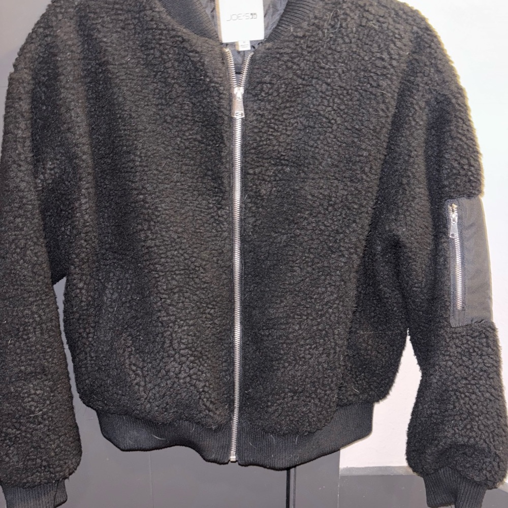 Joe's Jeans Black Fleece Jacket